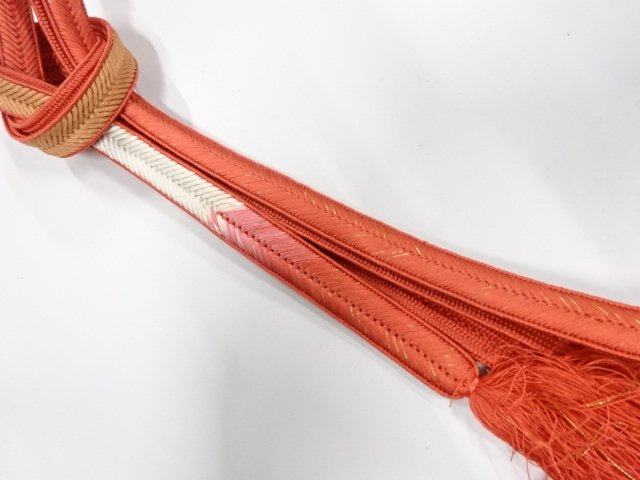 JAPANESE KIMONO / HAND-TIED OBIJIME
